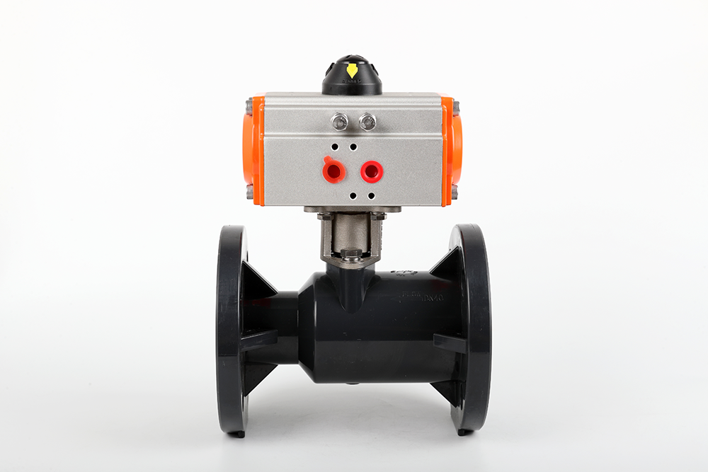 环县气动法兰一体球阀